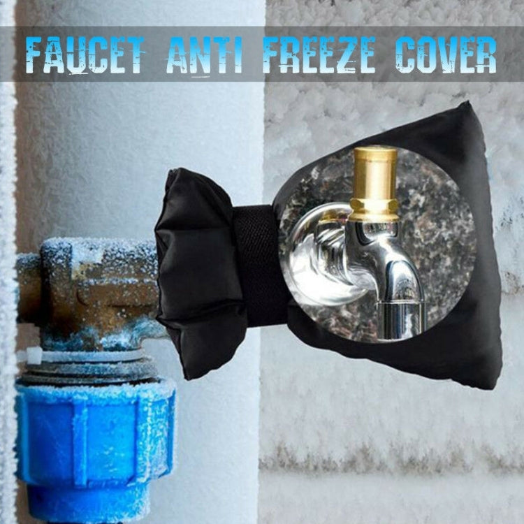 420D Oxford Cloth Outdoor Waterproof Winter Faucet Antifreeze Cover(Khaki) - Faucets & Accessories by buy2fix | Online Shopping UK | buy2fix