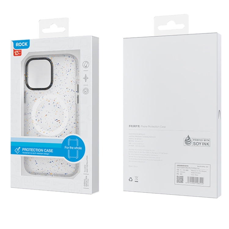 For iPhone 14 Plus ROCK Guard Ink Splash MagSafe Phone Case (White) - iPhone 14 Plus Cases by ROCK | Online Shopping UK | buy2fix