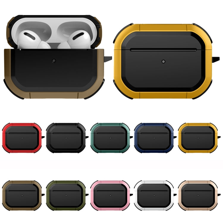 For AirPods Pro 2 Wireless Earphones Shockproof Thunder Mecha TPU Protective Case(Black) - For AirPods Pro 2 by buy2fix | Online Shopping UK | buy2fix