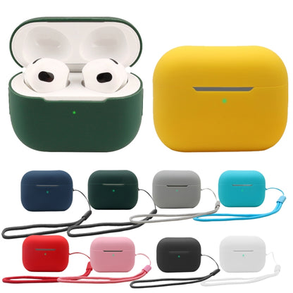 For AirPods Pro 2 2.0mm Solid Color Silicone Protective Cover(Grey) - For AirPods Pro 2 by buy2fix | Online Shopping UK | buy2fix