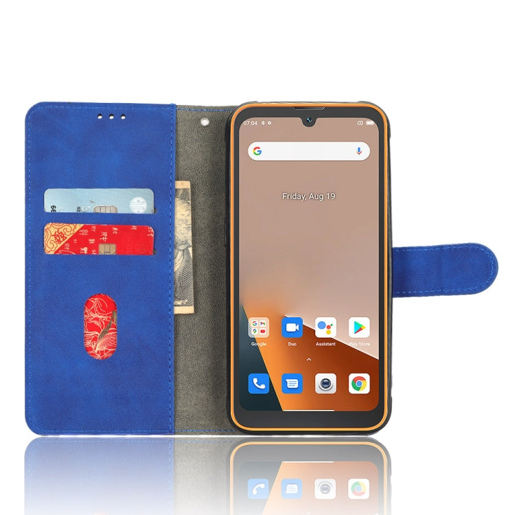 For Blackview BV5200 Skin Feel Magnetic Flip Leather Phone Case(Blue) - More Brand by buy2fix | Online Shopping UK | buy2fix