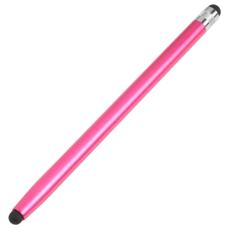 Universal Cloth Head + Silicone Head Stylus(Rose Red) - Stylus Pen by buy2fix | Online Shopping UK | buy2fix