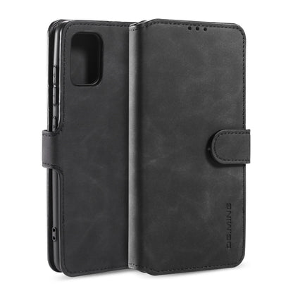 For Galaxy A31 DG.MING Retro Oil Side Horizontal Flip Case with Holder & Card Slots & Wallet(Black) - Galaxy Phone Cases by DG.MING | Online Shopping UK | buy2fix