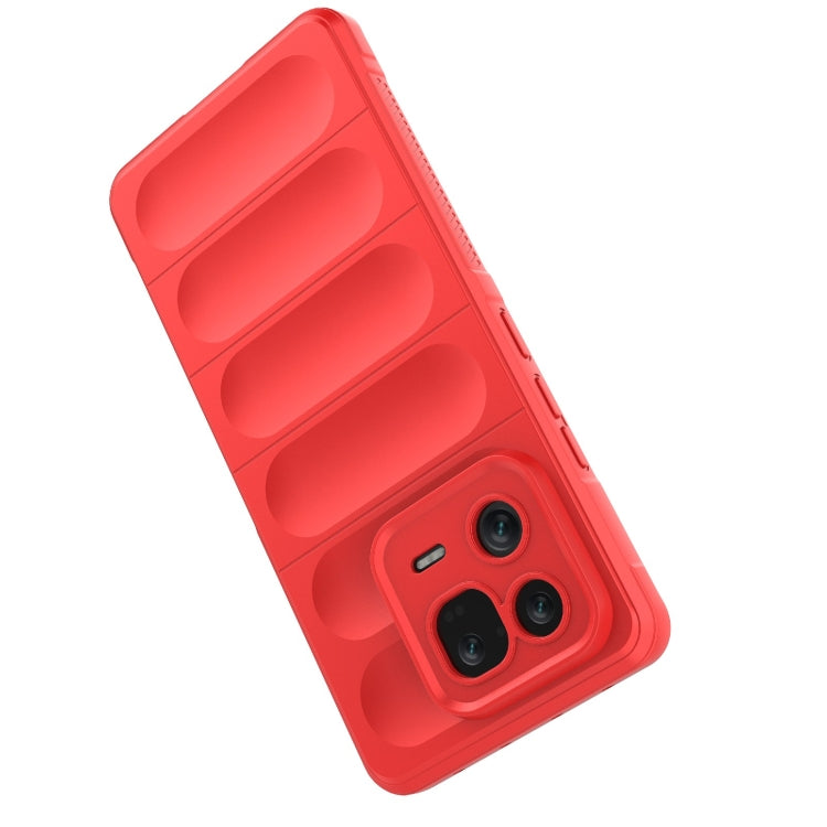 For Xiaomi 13 Pro 5G Magic Shield TPU + Flannel Phone Case(Wine Red) - 13 Pro Cases by buy2fix | Online Shopping UK | buy2fix