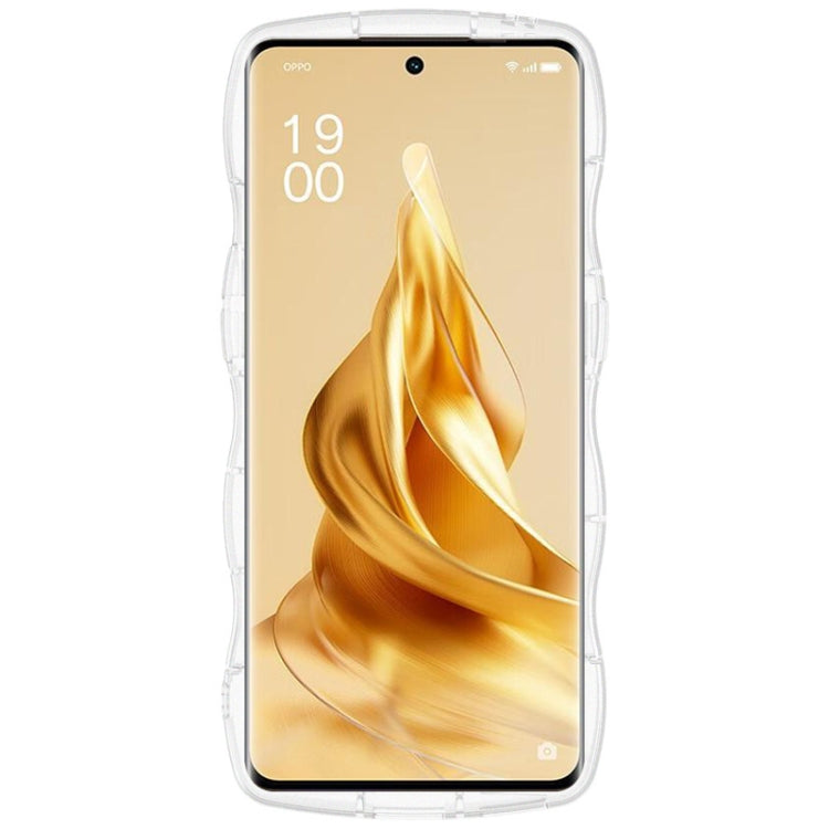 For OPPO Reno9 5G / Reno9 Pro 5G IMAK UX-8 Series Transparent Shockproof TPU Phone Case(Transparent) - OPPO Cases by imak | Online Shopping UK | buy2fix