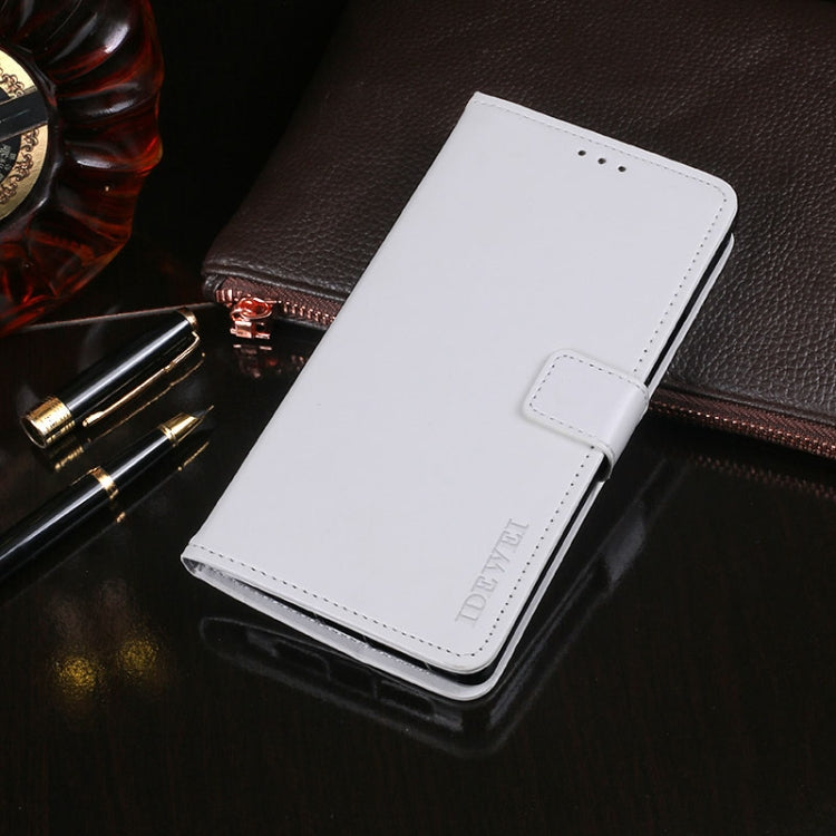 For Blackview A80 Pro idewei Crazy Horse Texture Horizontal Flip Leather Case with Holder & Card Slots & Wallet(White) - More Brand by idewei | Online Shopping UK | buy2fix