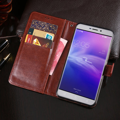 For Blackview R7 idewei Crazy Horse Texture Horizontal Flip Leather Case with Holder & Card Slots & Wallet(Red) - More Brand by idewei | Online Shopping UK | buy2fix