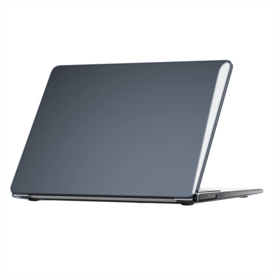 For Microsoft Surface Laptop 7 13.8 Laptop Steel Surface Crystal Shockproof Protective Case(Black) - Other by buy2fix | Online Shopping UK | buy2fix