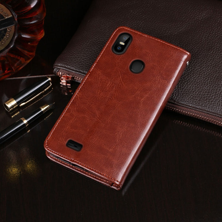 For Ulefone S10 Pro idewei  Crazy Horse Texture Horizontal Flip Leather Case with Holder & Card Slots & Wallet(Red) - Ulefone Cases by idewei | Online Shopping UK | buy2fix