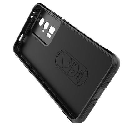 For Xiaomi Redmi K60 Pro Magic Shield TPU + Flannel Phone Case(Black) - Xiaomi Cases by buy2fix | Online Shopping UK | buy2fix