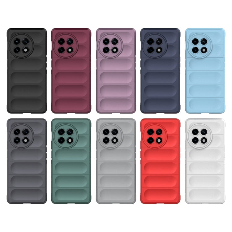 For OnePlus ACE 5G Magic Shield TPU + Flannel Phone Case(Black) - OnePlus Cases by buy2fix | Online Shopping UK | buy2fix