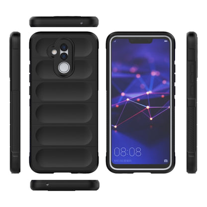 For Huawei Mate 20 Lite Magic Shield TPU + Flannel Phone Case(Dark Blue) - Huawei Cases by buy2fix | Online Shopping UK | buy2fix