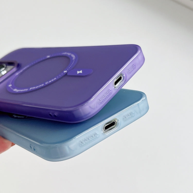 For iPhone 13 Pro Colorful Series TPU+PC Magsafe Magnetic Phone Case(Purple) - iPhone 13 Pro Cases by buy2fix | Online Shopping UK | buy2fix