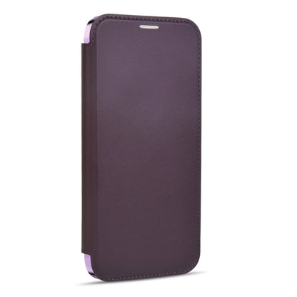 For iPhone 12 Pro MagSafe Magnetic RFID Anti-theft Leather Phone Case(Dark Purple) - iPhone 12 / 12 Pro Cases by buy2fix | Online Shopping UK | buy2fix