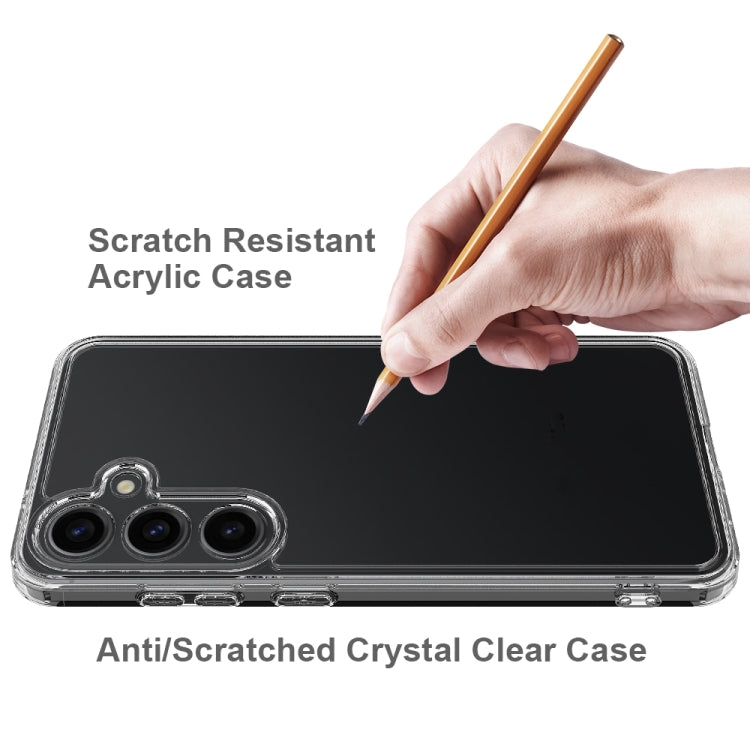 For Samsung Galaxy A55 Scratchproof Acrylic TPU Phone Case(Transparent) - Galaxy Phone Cases by buy2fix | Online Shopping UK | buy2fix