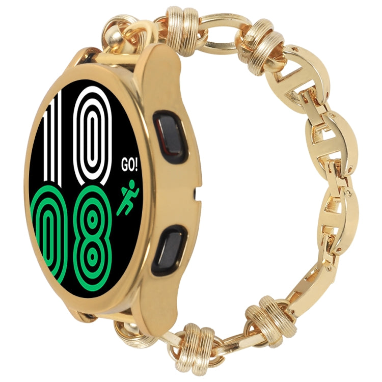 22mm Universal Metal Screw Chain Watch Band(Gold) - Watch Bands by buy2fix | Online Shopping UK | buy2fix