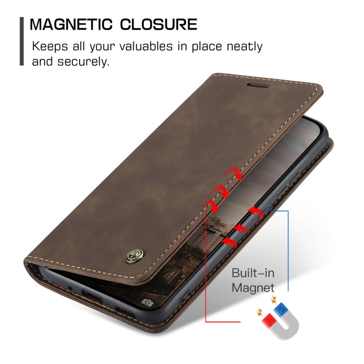 For Xiaomi 13 CaseMe 013 Multifunctional Horizontal Flip Leather Phone Case(Coffee) - Xiaomi Cases by CaseMe | Online Shopping UK | buy2fix