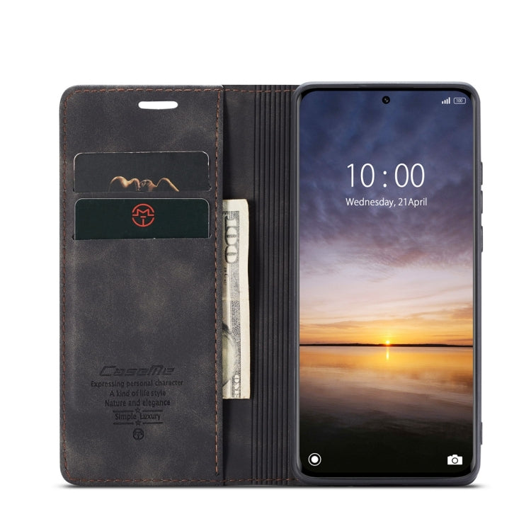 For Xiaomi 13 Pro CaseMe 013 Multifunctional Horizontal Flip Leather Phone Case(Black) - Xiaomi Cases by CaseMe | Online Shopping UK | buy2fix