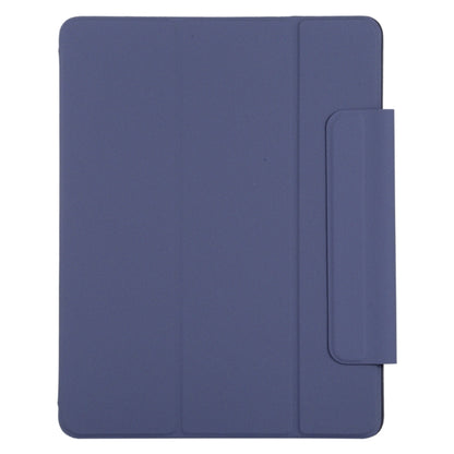 For iPad Air 13 2024 / Pro 12.9 2020 Active Buckle Magnetic PU Leather Tablet Case With Holder & Sleep / Wake-up Function(Dark Blue) - iPad Pro 12.9 (2020) Cases by buy2fix | Online Shopping UK | buy2fix