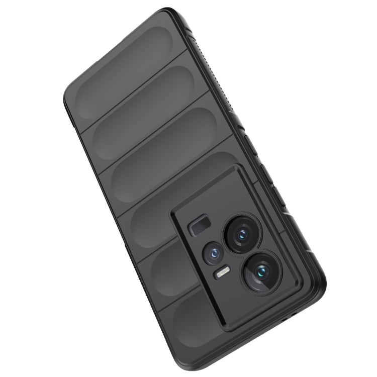 For vivo iQOO 11 5G Magic Shield TPU + Flannel Phone Case(Dark Blue) - vivo Cases by buy2fix | Online Shopping UK | buy2fix