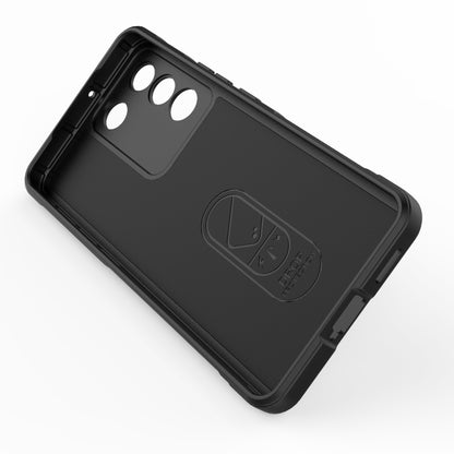 For vivo S16e 5G Magic Shield TPU + Flannel Phone Case(Black) - vivo Cases by buy2fix | Online Shopping UK | buy2fix