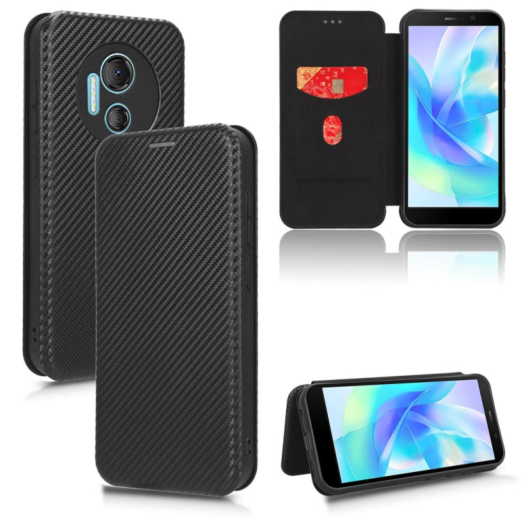 For DOOGEE X97 / X97 Pro Carbon Fiber Texture Flip Leather Phone Case(Black) - Doogee Cases by buy2fix | Online Shopping UK | buy2fix