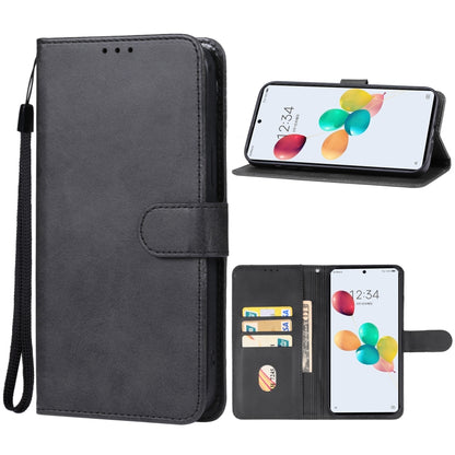 For ZTE Anshin Family/JP Version/A303ZT Leather Phone Case(Black) - ZTE Cases by buy2fix | Online Shopping UK | buy2fix