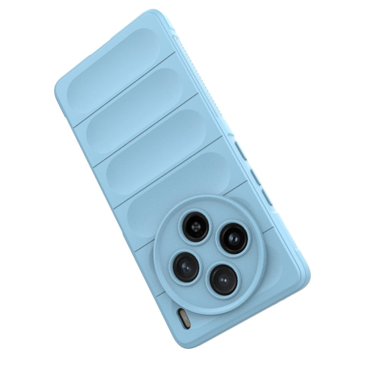 For vivo X100 5G Magic Shield TPU + Flannel Phone Case(Dark Green) - X100 Cases by buy2fix | Online Shopping UK | buy2fix