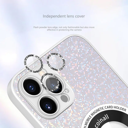 For iPhone 13 Pro Colorful Glitter Magnetic Magsafe TPU + PC Phone Case(Blue) - iPhone 13 Pro Cases by buy2fix | Online Shopping UK | buy2fix