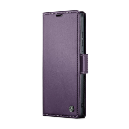 For Samsung Galaxy A51 4G/M40s CaseMe 023 Butterfly Buckle Litchi Texture RFID Anti-theft Leather Phone Case(Pearly Purple) - Galaxy Phone Cases by CaseMe | Online Shopping UK | buy2fix