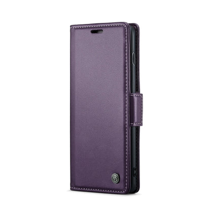 For Samsung Galaxy S10+ CaseMe 023 Butterfly Buckle Litchi Texture RFID Anti-theft Leather Phone Case(Pearly Purple) - Galaxy Phone Cases by CaseMe | Online Shopping UK | buy2fix