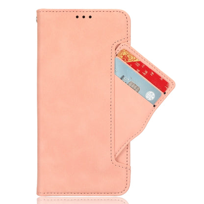 For Motorola Moto G Stylus 5G 2023 Skin Feel Calf Texture Card Slots Leather Phone Case(Pink) - Motorola Cases by buy2fix | Online Shopping UK | buy2fix