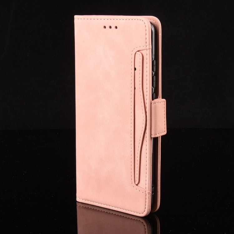 For Samsung Galaxy M14 / A05s Skin Feel Calf Texture Card Slots Leather Phone Case(Pink) - Galaxy Phone Cases by buy2fix | Online Shopping UK | buy2fix