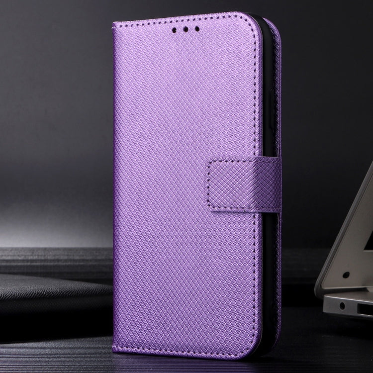 For Xiaomi Redmi K70 / K70 Pro Diamond Texture Leather Phone Case(Purple) - K70 Pro Cases by buy2fix | Online Shopping UK | buy2fix