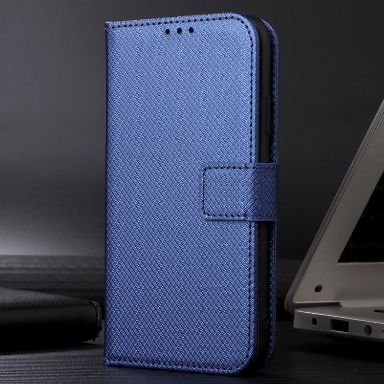 For Xiaomi Redmi Note 13 Pro 4G Global Diamond Texture Leather Phone Case(Blue) - Note 13 Pro Cases by buy2fix | Online Shopping UK | buy2fix