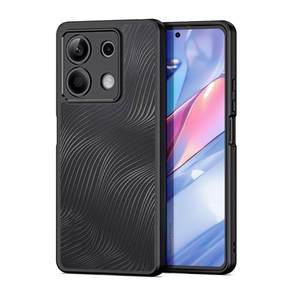 For Xiaomi Redmi Note 13 5G / Poco X6 5G DUX DUCIS Aimo Series TPU + PC Frosted Feel Phone Case(Black) - Note 13 Cases by DUX DUCIS | Online Shopping UK | buy2fix