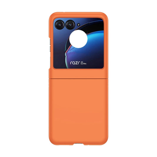 For Motorola Razr 50 Skin Feel PC Phone Case(Orange) - Motorola Cases by buy2fix | Online Shopping UK | buy2fix