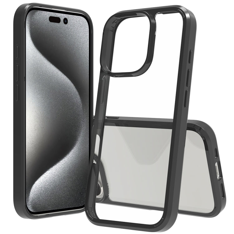 For iPhone 16 Pro Scratchproof Acrylic TPU Phone Case(Black) - iPhone 16 Pro Cases by buy2fix | Online Shopping UK | buy2fix