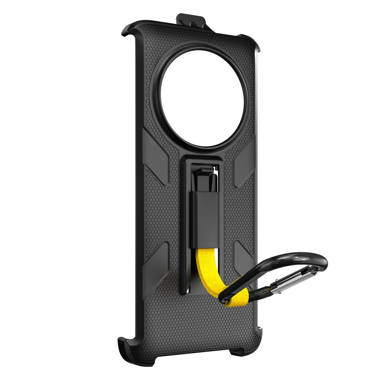 For Ulefone Armor 23 Ultra Ulefone Back Clip Phone Case with Carabiner(Black) - Ulefone Cases by Ulefone | Online Shopping UK | buy2fix