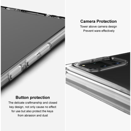 For Google Pixel 8 Pro IMAK UX-5 Series Transparent Shockproof TPU Protective Phone Case(Transparent  Black) - Google Cases by imak | Online Shopping UK | buy2fix
