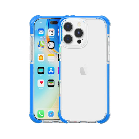 For iPhone 16 Pro Four-corner Shockproof TPU + Acrylic Phone Case(Blue) - iPhone 16 Pro Cases by buy2fix | Online Shopping UK | buy2fix