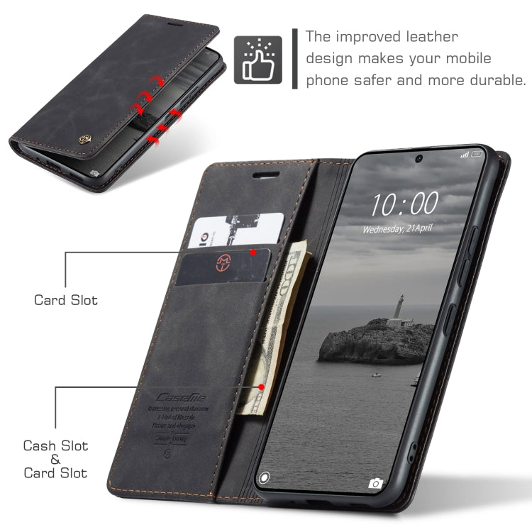 For Xiaomi Poco X6 Pro CaseMe 013 Multifunctional Horizontal Flip Leather Phone Case(Black) - Xiaomi Cases by CaseMe | Online Shopping UK | buy2fix