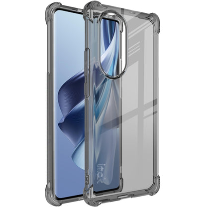 For OPPO Reno10 5G / Reno10 Pro 5G Global imak Shockproof Airbag TPU Phone Case(Transparent Black) - OPPO Cases by imak | Online Shopping UK | buy2fix