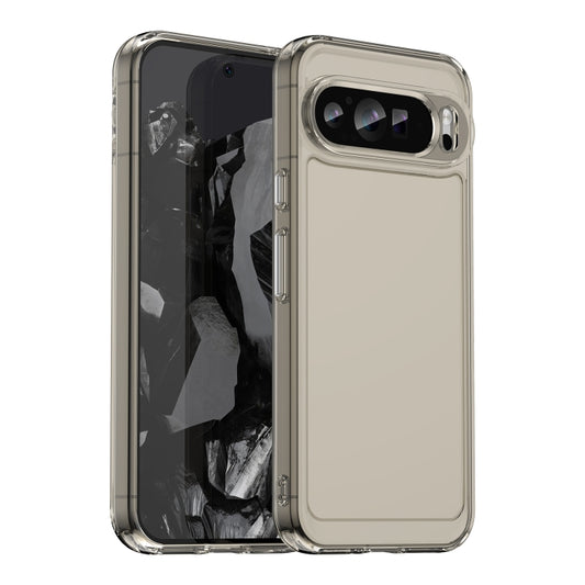 For Google Pixel 9 Pro Candy Series TPU Phone Case(Transparent Grey) - Google Cases by buy2fix | Online Shopping UK | buy2fix