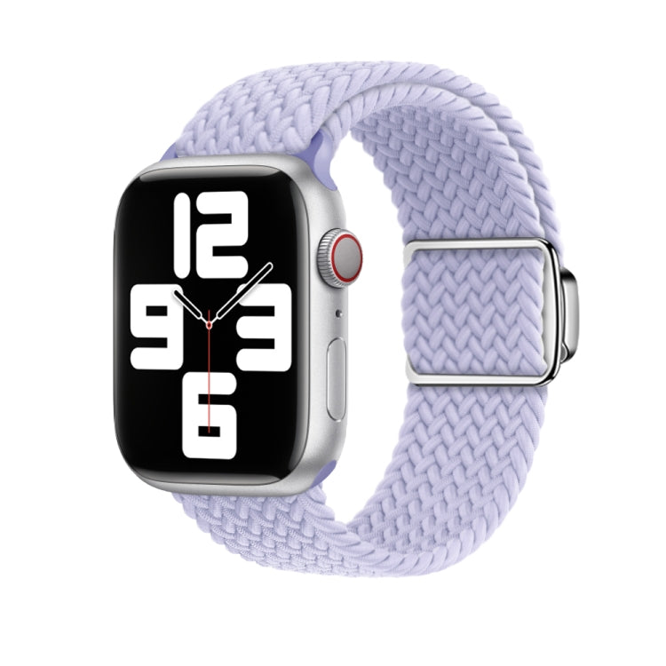 For Apple Watch Ultra 49mm Nylon Loop Magnetic Buckle Watch Band(Fog Purple) - Watch Bands by buy2fix | Online Shopping UK | buy2fix