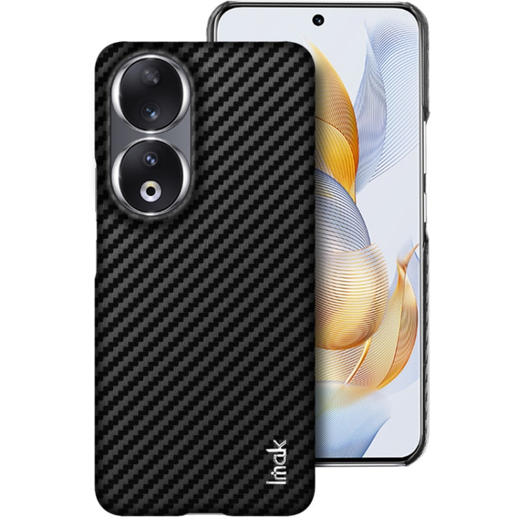 For Honor 90 5G imak Ruiyi Series PU + PC Phone Case(Carbon Fiber Texture) - Honor Cases by imak | Online Shopping UK | buy2fix