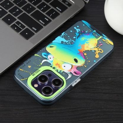 For iPhone 16 Pro Max Animal Pattern Oil Painting Series PC + TPU Phone Case(Colorful Bear) - iPhone 16 Pro Max Cases by buy2fix | Online Shopping UK | buy2fix