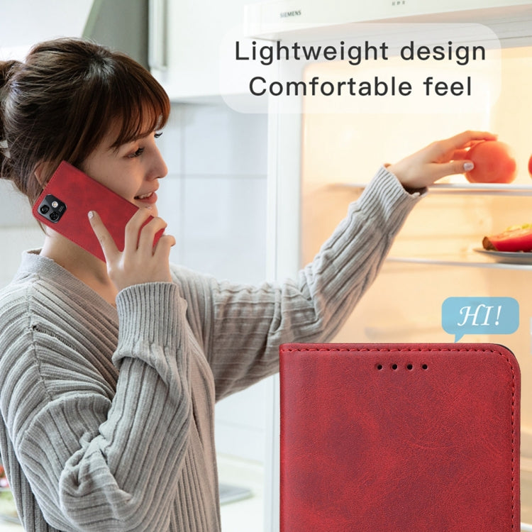 For Ulefone Note 16 Pro Magnetic Closure Leather Phone Case(Red) - Ulefone Cases by buy2fix | Online Shopping UK | buy2fix