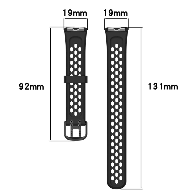 For Huawei Band 8 Solid Color Breathable Silicone Watch Band(Midnight Blue) - Watch Bands by buy2fix | Online Shopping UK | buy2fix