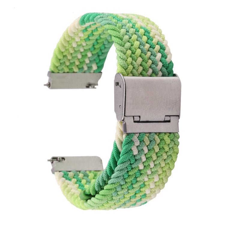 For Samsung Galaxy Watch 6 / 6 Classic Nylon Braided Metal Buckle Watch Band(Turquoise) - Watch Bands by buy2fix | Online Shopping UK | buy2fix